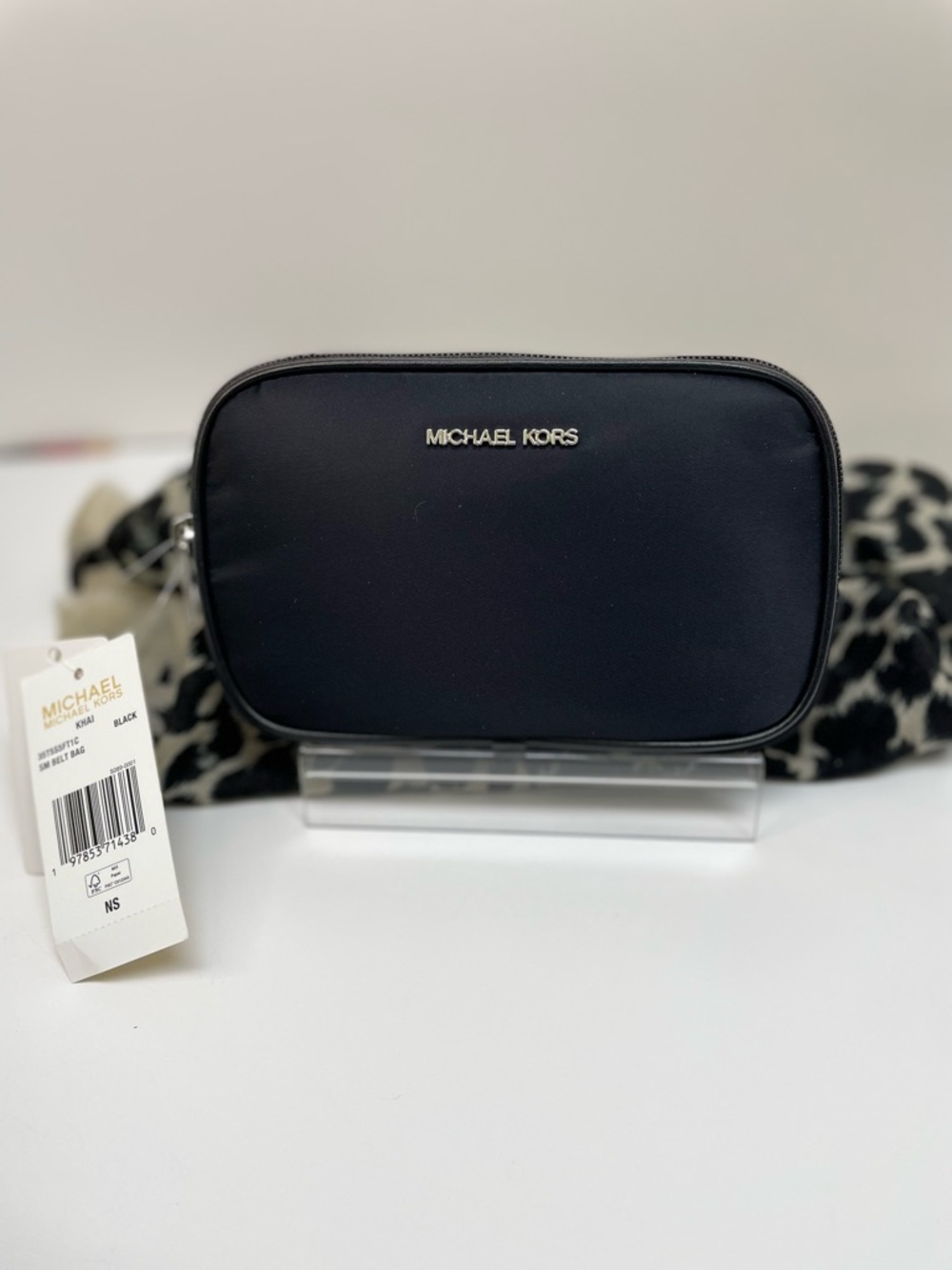 Michael Kors Black Camera Belt Bag NWT